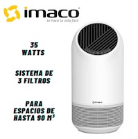 Purificador De Aire Imaco AP 9035 Elimina Malos Olores Área 90 m3